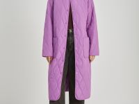 Пальто свободного силуэта с поясом