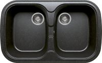 Мойка BRILLE 2B 800*500 BLACK