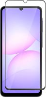 Защитное стекло BoraSCO для Samsung Galaxy A07s с чёрной рамкой