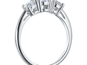 Классическое кольцо из белого золота э4712кц08220611_white