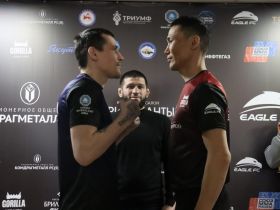 Участники Кубка Ил Дархана по смешанным единоборствам встретились лицом к лицу