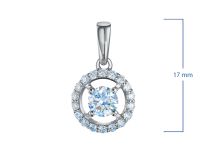 Подвеска из белого золота э4712пд04210018