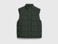 Утеплённый стёганый жилет, Зеленый