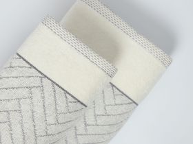 Полотенце махровое Casetta, серое