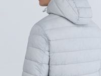 Утеплённая лёгкая куртка, Белый
