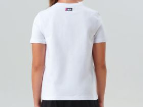 Комплект трикотажный для девочек: фуфайка (футболка), юбка-шорты