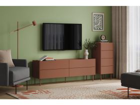 Комод Дигарс 43x102 Терракотовый