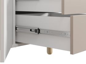 Распашной шкаф Дикинс 3-124x190 Береза/Латте