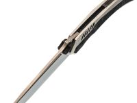 Складной нож TuoTown Tiburon satin, сталь Tmax, рукоять Grey Crystal Ti/Chaotic Black CF