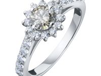 Кольцо из белого золота с бриллиантами э4001кц04201506