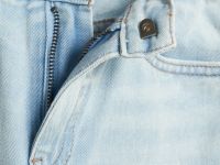 Джинсы Wide leg для девочек, Голубой