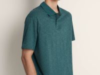 Поло из хлопка с цветочным принтом