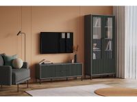 Витрина Трейвис 2-93x205 Пихтовый