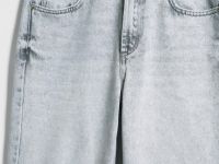 Широкие джинсы со средней посадкой, Серый