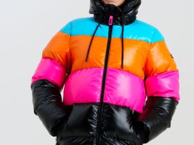 Куртка текстильная с полиуретановым покрытием для девочек