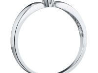 Помолвочное кольцо из белого золота с бриллиантом э0901кц05151500