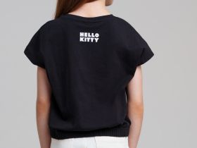 Фуфайка трикотажная для девочек (футболка)