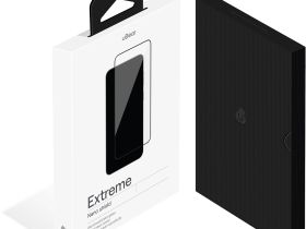 Защитное стекло uBear Extreme 3D Shield для Samsung Galaxy S25 Ultra с чёрной рамкой