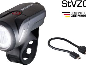 Фара для велосипеда передняя Sigma Aura 35 (белый черный)