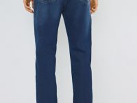 Прямые джинсы, Синий