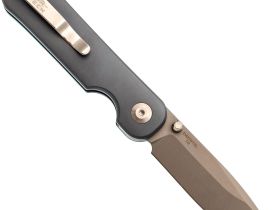 Складной нож Dr.Tech Zefir D4245TBL, сталь D2, рукоять TC4, синий
