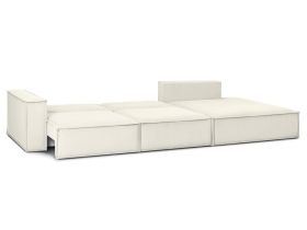 Диван модульный Этен 8 Вельвет Молочный