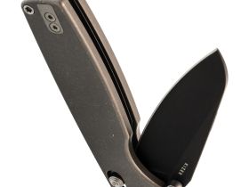 Складной нож Kizer Original 2 Sheepsfoot, сталь S45VN, рукоять титан, серый