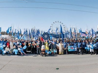 Самая многочисленная, самая сплоченная колонна: АЭБ встретил Первомай