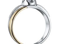 Кольцо из комбинированного золота с бриллиантами э4801кц11240374