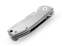 Складной нож LionSteel NANO, сталь MagnaCut, рукоять титан, серый