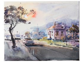 Холст акварельный на картоне Pinax 30x40 см