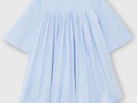 Платье свободного кроя со складками