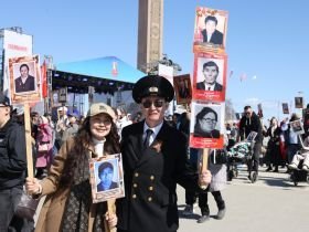 Фото. В Якутске акция «Бессмертный полк» собрала более 50 тысяч человек