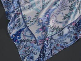 Платок шейный Divina, голубой II