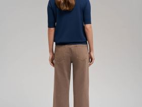 Легкий джемпер с коротким рукавом