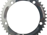 Звезда системы Stronglight Type S / TK Track 7075-T6 1 скорость, цепь 1/2&quot;x1/8&quot; (черный 46 BCD 144 мм)