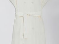 Платье-тренч изо льна с поясом