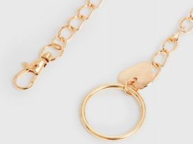 Пояс-цепь с декоративными подвесками, Золотой