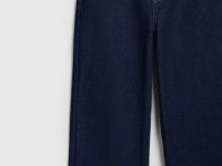 Широкие джинсы Wide leg с высокой посадкой, Синий