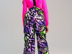 Комплект текстильный с полиуретановым покрытием для девочек: куртка, брюки