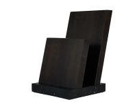 Подставка для ножей магнитная Woodinhome KS018SWEN-ST, венге/мрамор