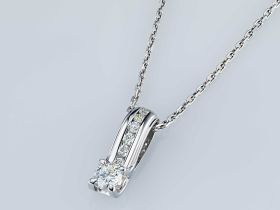 Классическая подвеска из белого золота э4712пд12190140_white