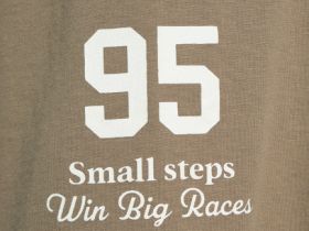 Футболка с принтом, Бежевый