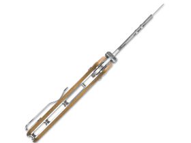 Складной нож Kizer Drop Bear Utility, сталь SK5, рукоять Natural Micarta