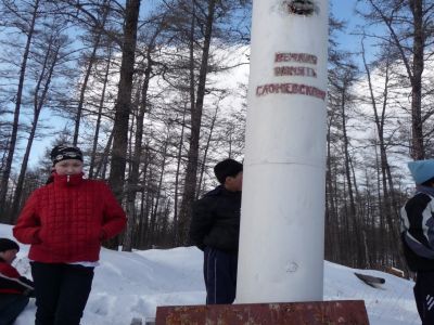 Могила Слоневского – бойца сводного отряда Красной Армии, погибшего в засаде в сентябре 1918 г.