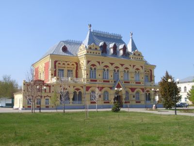 Здание земской управы. Здесь находились комитет РКП(б) и Совет рабочих, крестьянских и солдатских депутатов