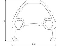Обод Author Argon 27,5&quot; (ниппель (спорт) 32 стенка двойная, без пистона 27.5&quot; (584))