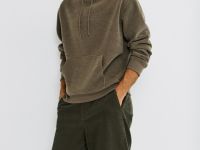 Утеплённое худи, Коричневый