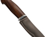 Нож Кайман, сталь S390, рукоять айронвуд, мельхиор