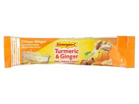 Emergen-C, Куркума и имбирь, цитрусовый и имбирь, 18 пакетиков по 9 г (0,32 унции)